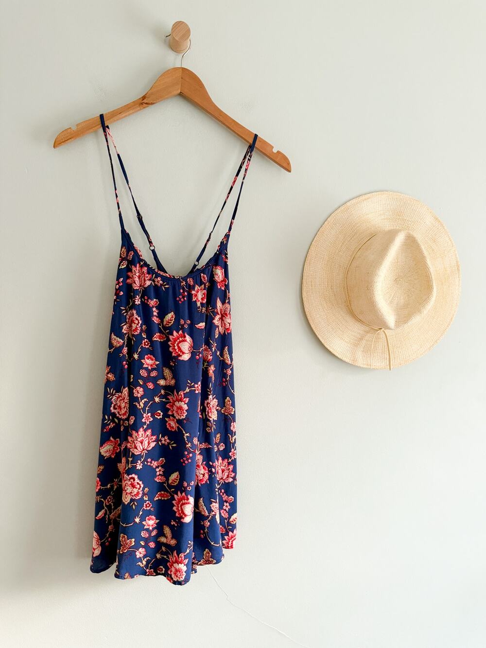 Abercrombie & Fitch | Floral Mini Dress Blue Pink | Sz S